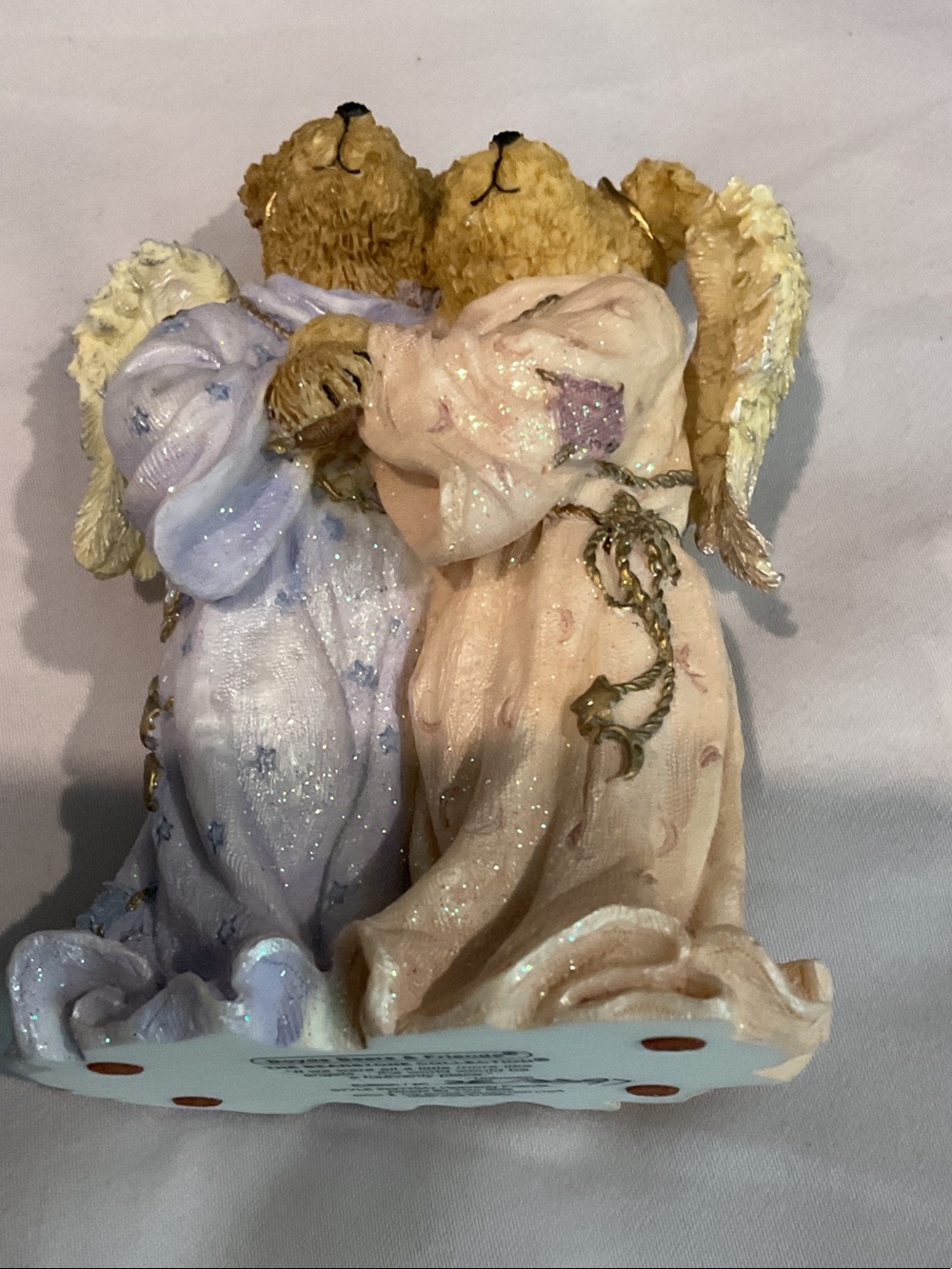 Boyds Bears Angelic Twin Bears Figurine - Blue and Cream - Picture 3 of 7